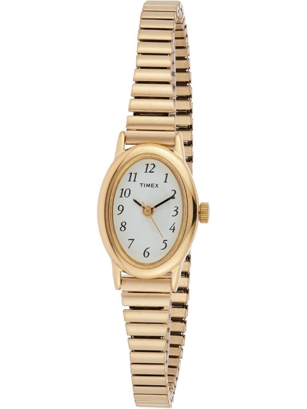 Women's Gold Analog Quartz Solid Cavatina Pearl Dial Oval Classic Wrist Watch